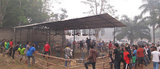 Suasana Lapangan Jangkar di Perumahan Mendalo Mas