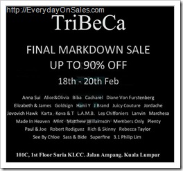 TriBeCa-Sale