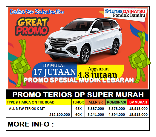  promo lebaran terios