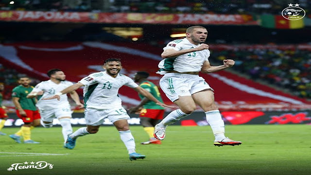 اجمل صور انتصار المنتخب الجزايري على الكاميرون في ملعب جابوما بدوالا HD