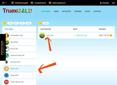 How to buy and sell Bitcoin on Truexgold.com