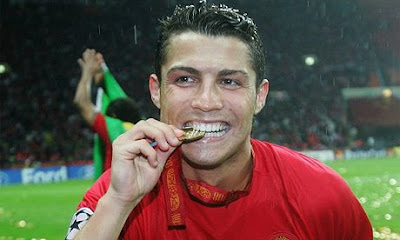 cristiano ronaldo and his champions league medal