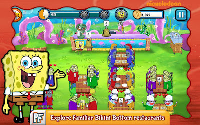 SpongeBob And Friends Diner Dash MOD APK v3.25.3 Terbaru 