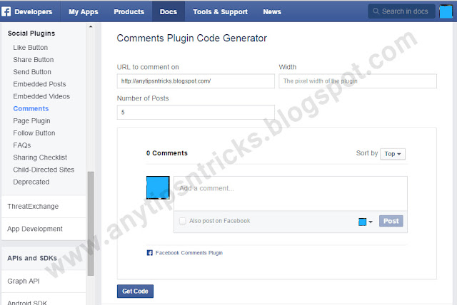 How To Add Facebook Comment Box To Your Blog