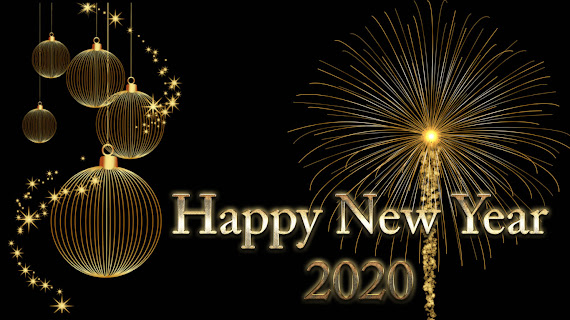 Happy New Year 2020 download besplatne pozadine za desktop 1366x768 slike ecards čestitke Sretna Nova godina