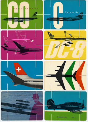 {Design} Swissair House of cards circa 1960