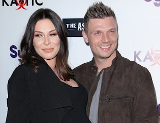 Lauren Kitt with her husband Nick Carter