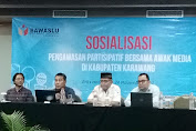 Bawaslu Karawang Gelar Sosialisasi Pengawasan Partisipatif Bersama Awak Media