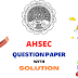 AHSEC| CLASS 12| PSYCHOLOGY| SOLVED PAPER - 2023| H.S. 2ND YEAR