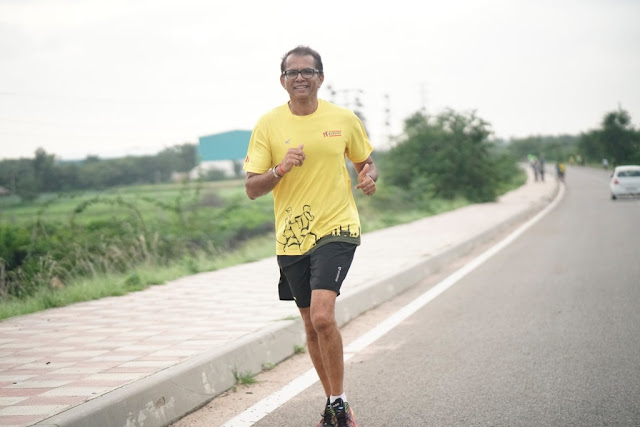 Hyderabad Runners organises Airtel Hyderabad Marathon Training run at Medchal