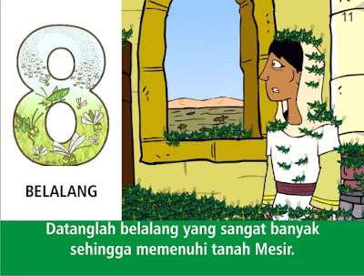 Komik Alkitab Anak: 10 Tulah