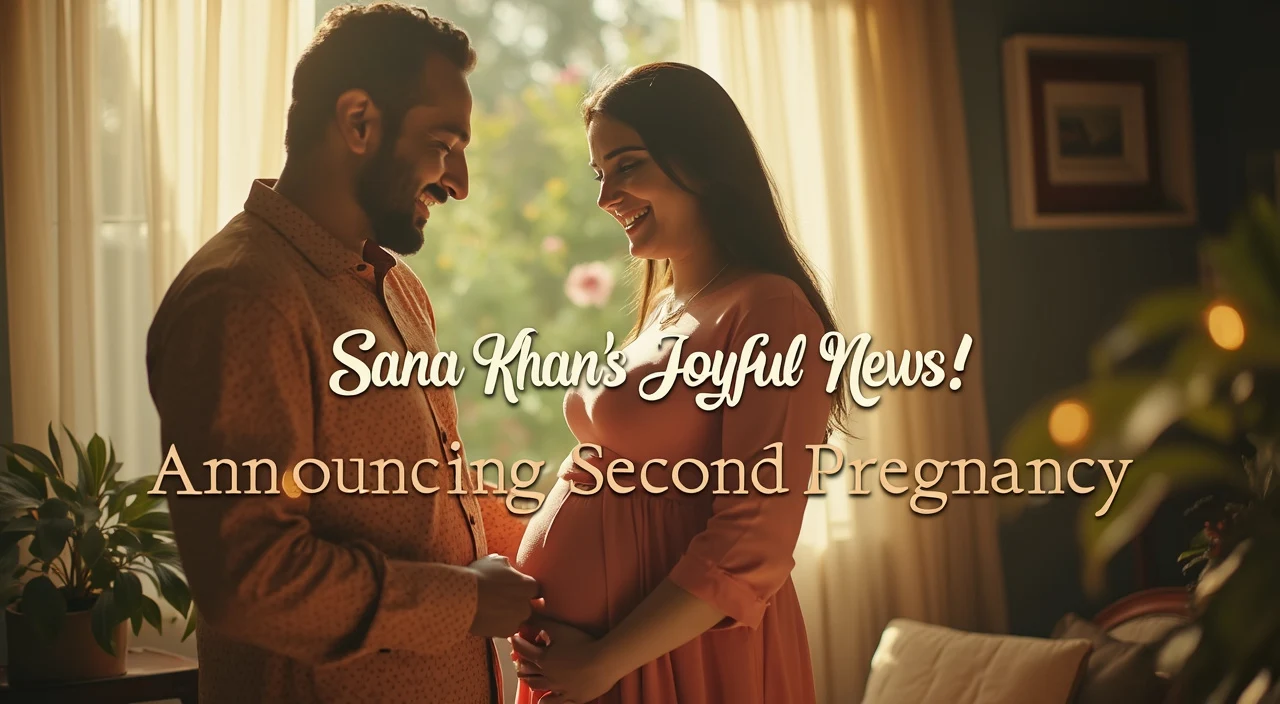 Sana Khan's Joyful News: Announcing Her Second Pregnancy with Heartfelt Gratitude