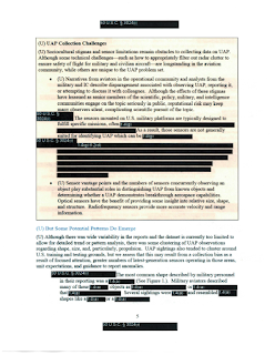 June 2021 Classified UAP - UFO Report Given to Congress Partially Released (Pg 5)