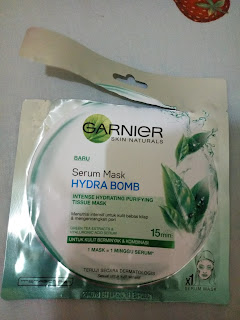 Garnier ijo, garnier hijau, garnier masker ijo, garnier masker greentea, garnier serum mask