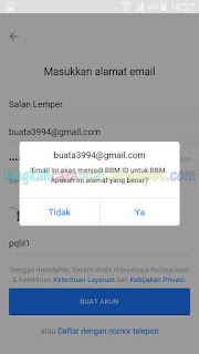 cara mendaftar bbm di android