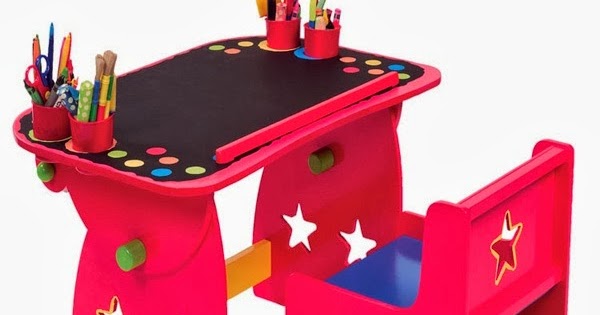  Gambar  Desain  Meja  Belajar Anak  Lucu dan Unyu unyu Model 