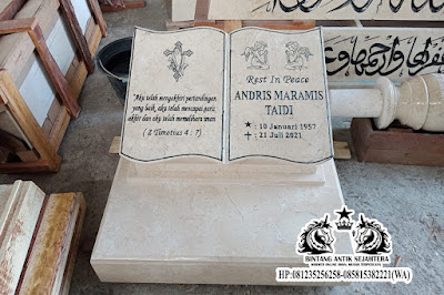 CONTOH ANEKA RAGAM NISAN DAN TOMBSTONE BERBAHAN MARMER DAN GRANITE