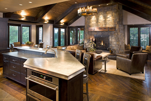 Open Concept Kitchen Living Room