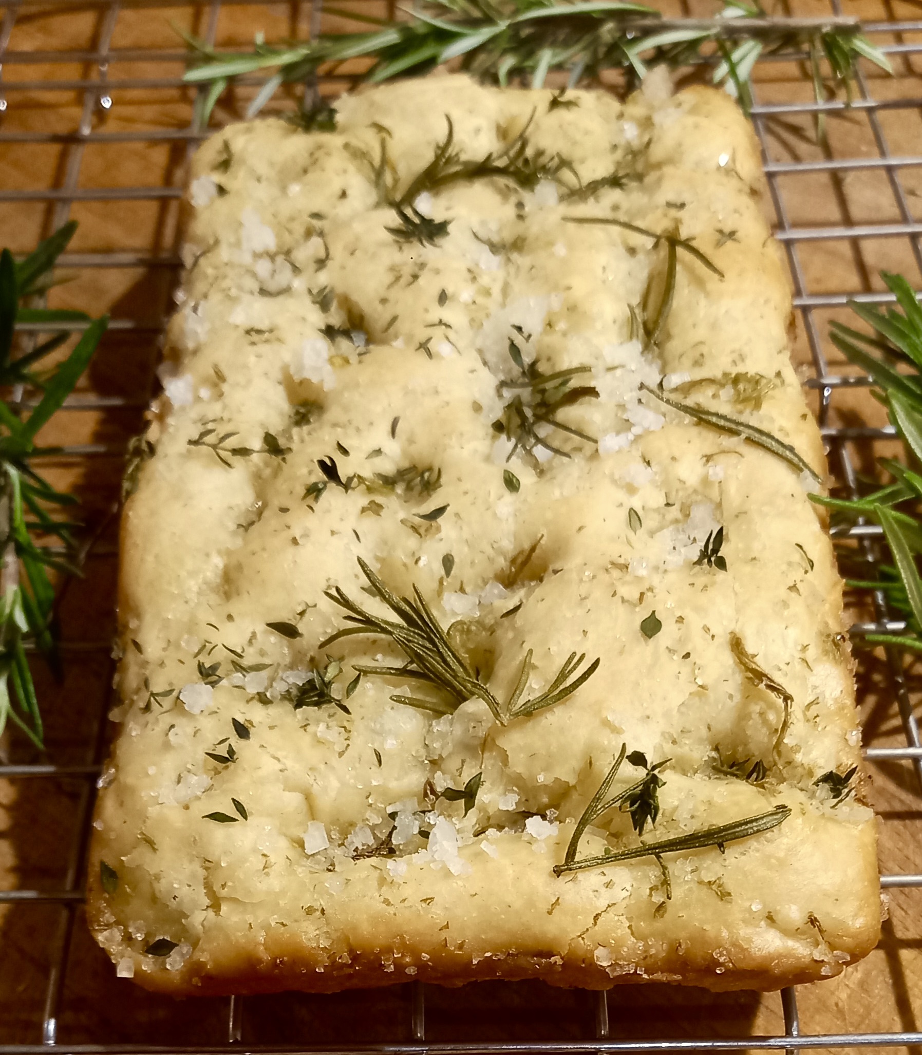 Mini Focaccia in a Loaf Pan - Small Batch Baking!