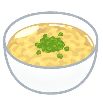 卵スープのイラスト