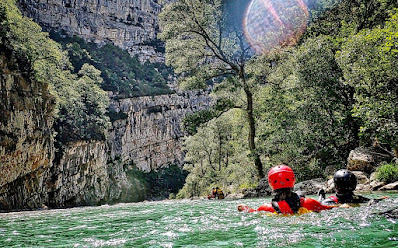 Randonnée aquatique Verdon avec Les Verdoniens