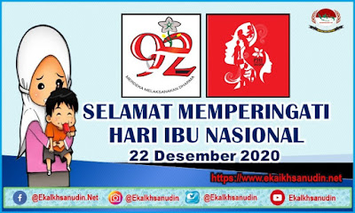 Selamat Hari Ibu Ke - 92 Tahun 2020