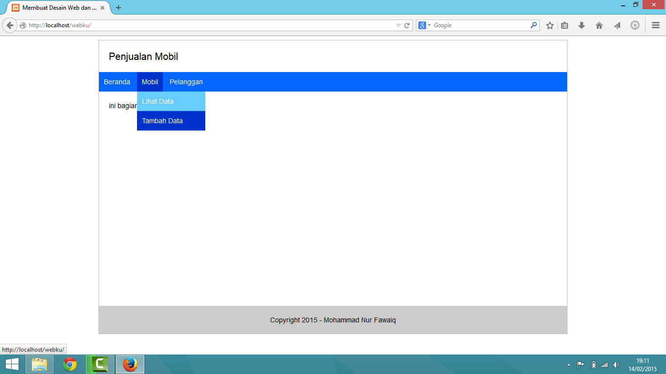 Membuat Desain Web Simple dan Menu Dropdown Keren YukCoding Membuat Desain Web Simple dan Menu Dropdown Keren YukCoding