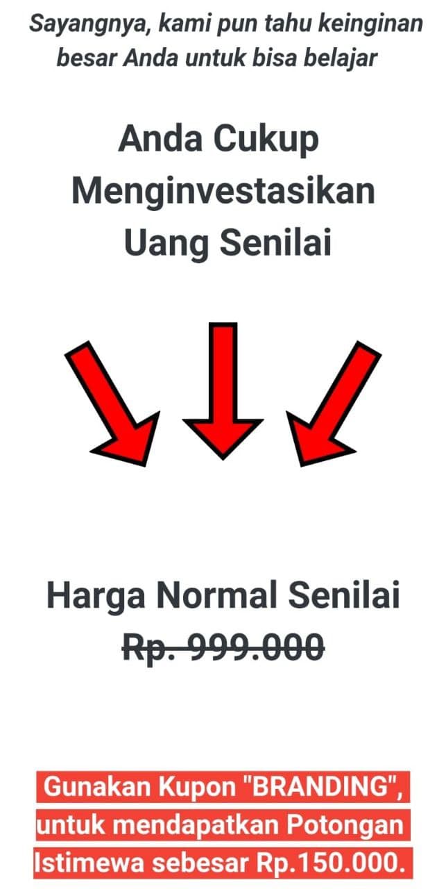 Buku Jago Branding, Buku Branding itu penting, Branding Marketing Selling, Wenny Tri Suryani, Wenny Consulting, Seminar Bisnis, Pembicara Seminar, Seminar Usaha, Pelatihan Karyawan, Pelatihan SDM, Training Karyawan, Training SDM, Konsultan Bisnis, Business Coaching, Pelatihan Bisnis