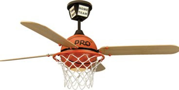 Craftmade PS52BB Youth 1 Light Pro Star Basketball Ceiling Fan