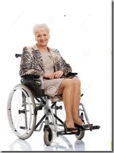 woman in wheelchair