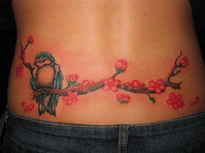 small bird tattoo. much in the tattoo scene.