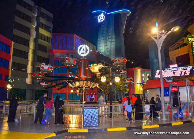 avengers tower at IMG Worlds of Adventure