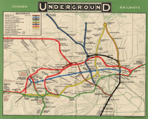 london underground map zones. the iconic London tube map