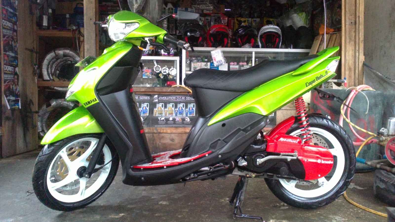 Gambar Modifikasi Motor Mio Terbaru