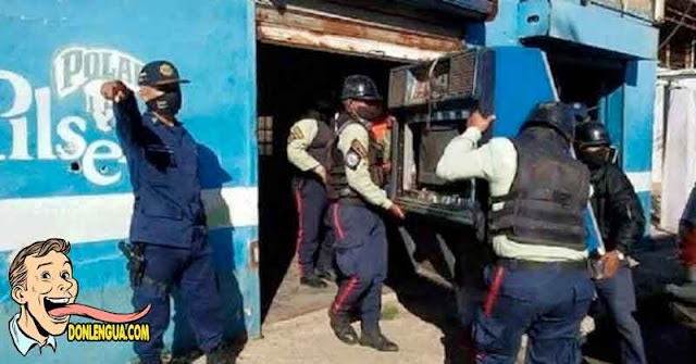 Policías de Falcón se robaron la rockola de un bar de Coro por la pandemia