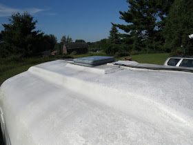 clean trailer roof