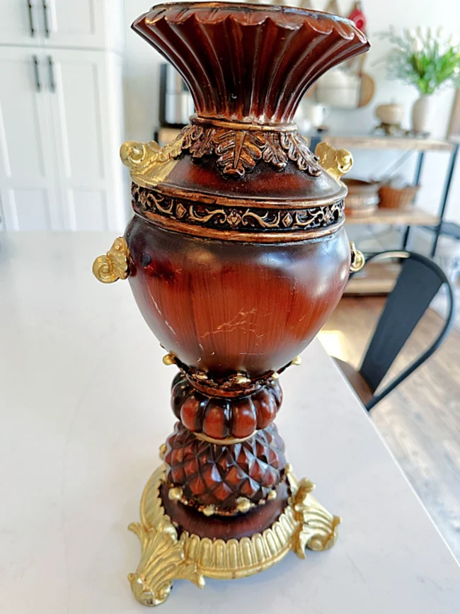 thrift store candle holder