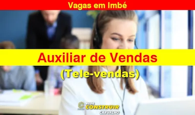 Rede Construir abre vagas para Auxiliar de Vendas em Imbé