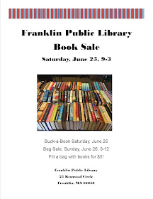 Library book sale 6/25 - 26 at 25 Kenwood Circle