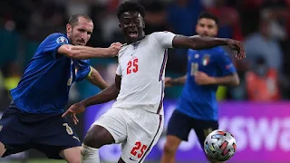 Caption This Photo of Chilenin And Bukayo Saka From Euro 2020 Final (Best Caption Wins)