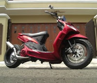 Gambar Modif Mio skuter Matik 2009 