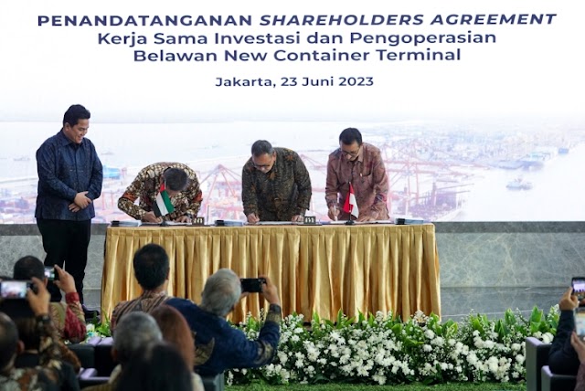 Pelindo dan Konsorsium INA-DP World Sepakat Belawan New Container Terminal Menjadi Pintu Gerbang Maritim