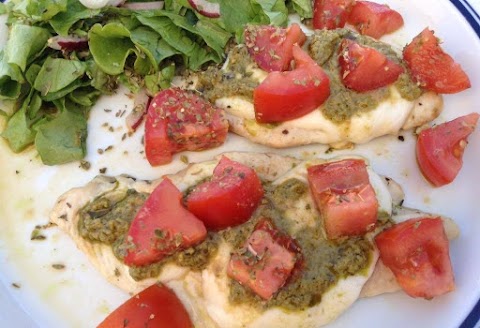 Bifes de frango grelhados à "Margherita"