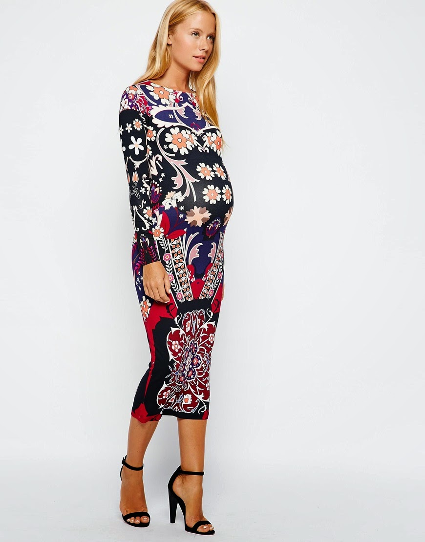 Mode-sty: In Bloom: Floral Maternity Dress Finds