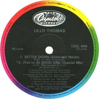 Settle Down (Extended Remix) - Lillo Thomas http://80smusicremixes.blogspot.co.uk