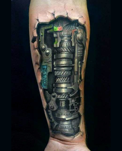 3d tattoos robot  .uphaa.com/blog/index.php/another-7-impressive-biomechanical-tattoos