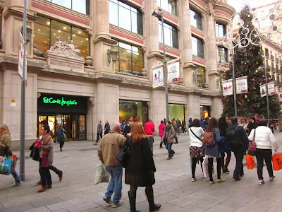 El Corte Ingles in Portal de l'Angel