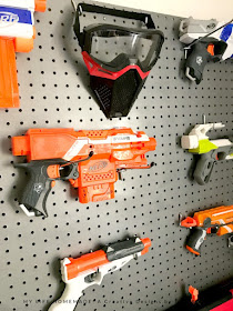 Diy Nerf Gun Storage Wall My Life Homemade