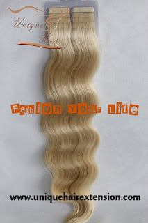 Peruvian tape hair extension