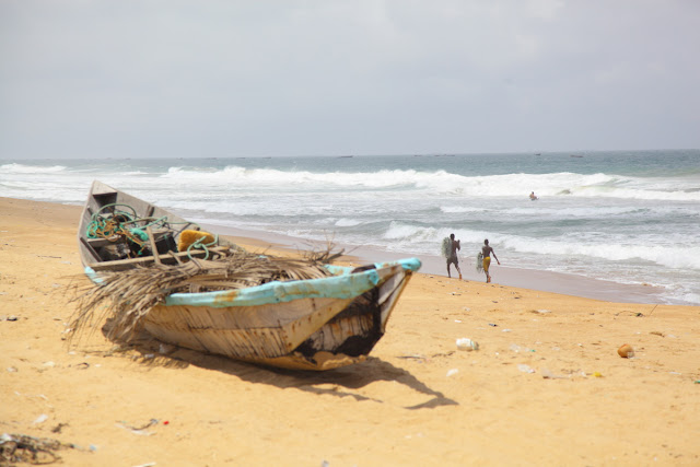 the ocean between Lagos and Cotonou